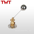 new design flange floating ball brass valve for water tank